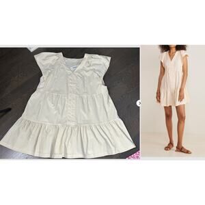 NWT Vineyard Vines Seersucker Cream Mini Dress
